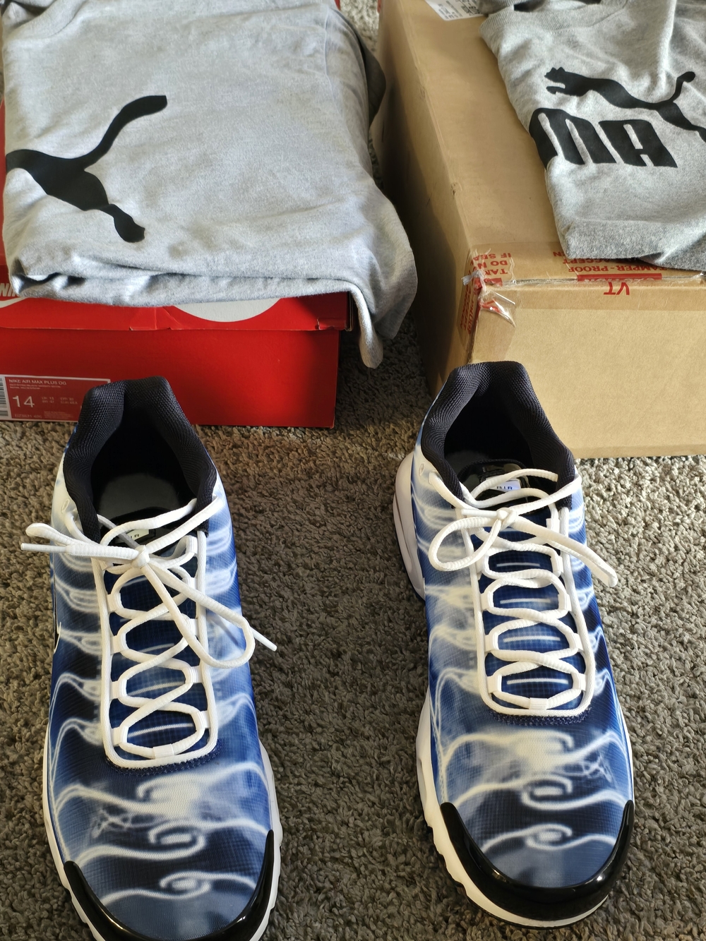 Nike Air Max Plus OG TN New No Insoles Provided Bundled Size 14
